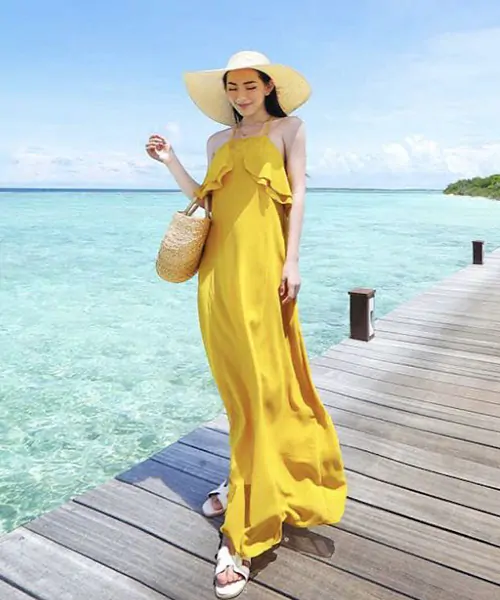 ootd ke pantai